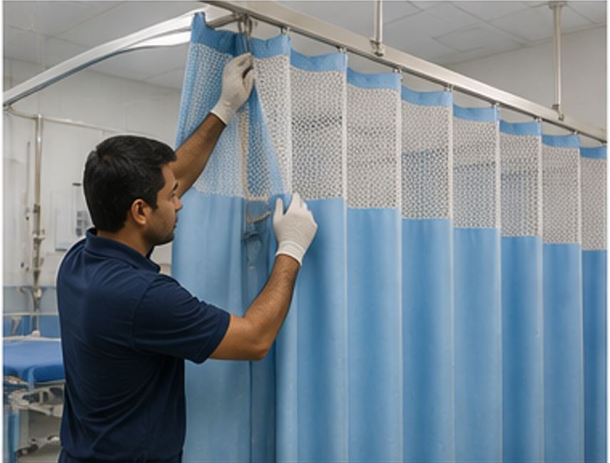 Hospital Curtain and Track Maintenance - Aldvin